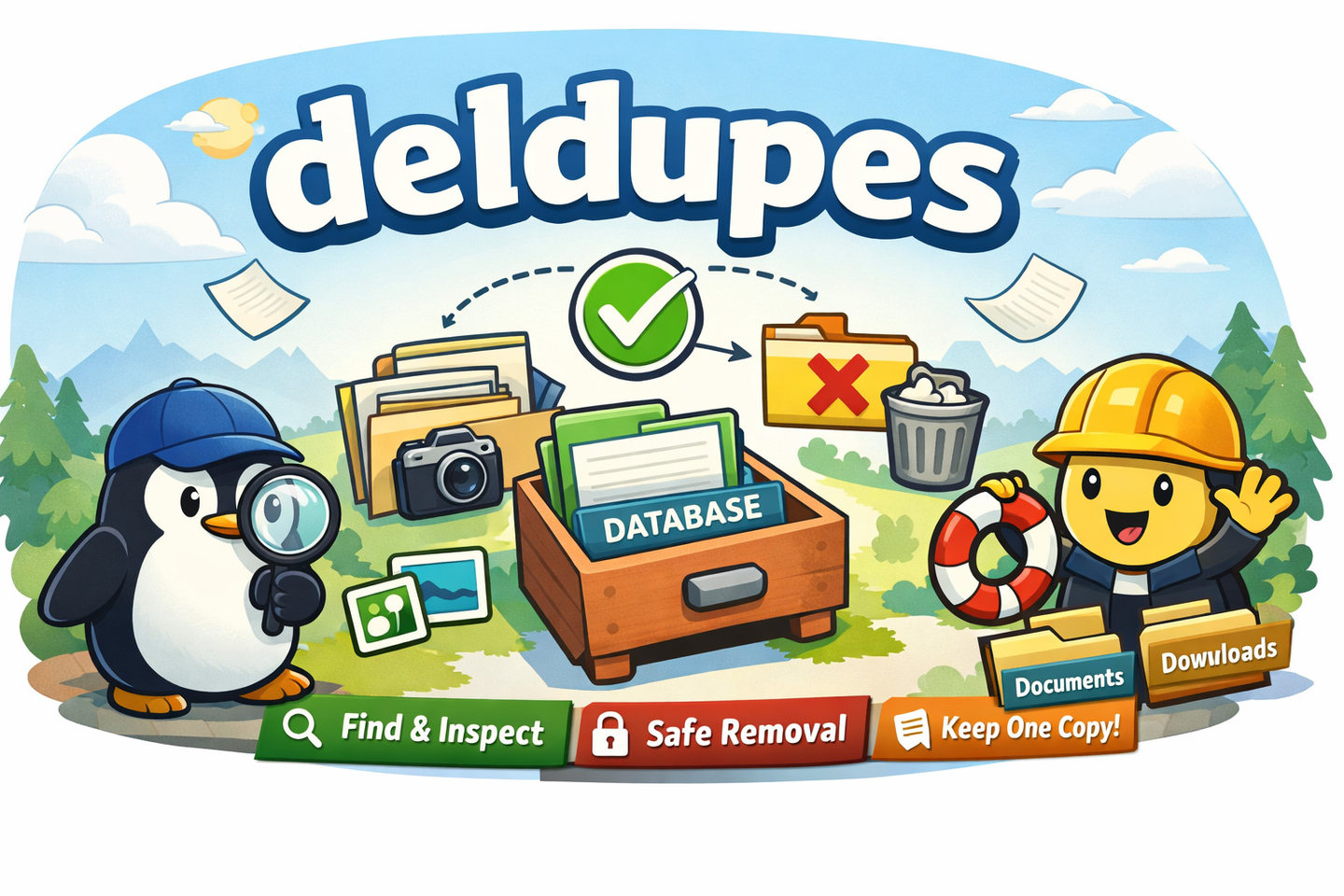 My first mini-project in 2026: Deldupes